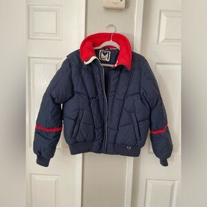 Y2K 80’S Vintage Obermeyer Red and Blue Women’s Jacket Size Large
